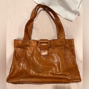 Brown Leather Hobo shoulder bag